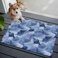 thumbnail image 4 of Blue Fish Coastal Bathroom Rug Washable 2x3 Entryway Rug Non Slip Watercolor Beach Ocean Nautical Front Door Mat Low Pile Indoor Doormat Throw Floor Carpet for Kitchen Bedroom Entrance, 4 of 8
