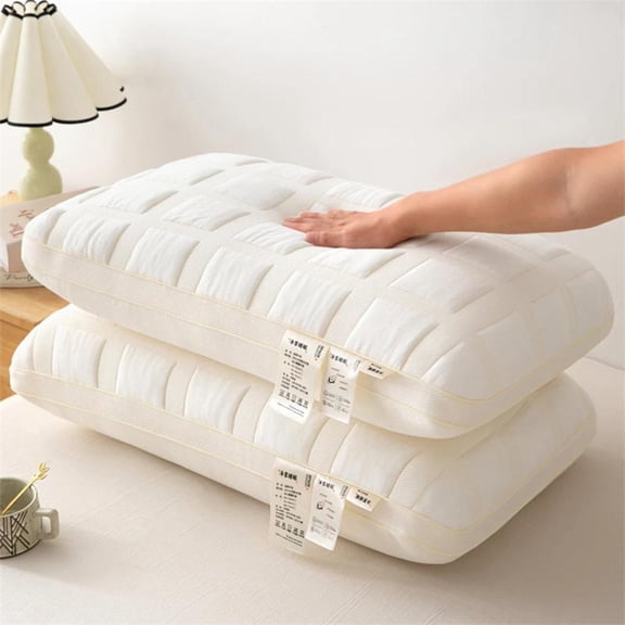 VWRXBZ Bouncing Bread Pillow Soft Pillow Adult Cervical Pillow for Home Hotel, 29x19in