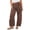 Coffee, variant on Women's Corduroy Pants High Waisted Casual Straight Leg Trousers with Pockets Loose Comfy Solid Color Relaxed Lounge Pants, Navy L