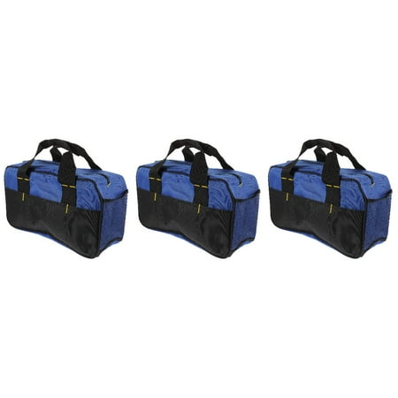 3 PCS Electrical Hardware Bag Tool for Men Heavy Duty Bags Storage Tote Pouch Backpack Canvas Wide Open Tools Man