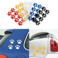 thumbnail image 4 of HEVIRGO Cute Cat Paw Footprint Reflective Car-Styling Vehicle Decals Sticker Decoration, 4 of 10
