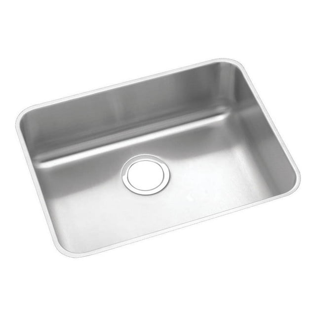 Elkay Lustertone Classic Stainless Steel Single Bowl Undermount ADA Kitchen Sink