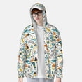 thumbnail image 4 of Fotbe Cartoon Dinosaur Men's Women's UPF 50+ Sun Protection Jacket Hooded Cooling Shirt with Pockets Hiking Outdoor Performance-Medium, 4 of 9