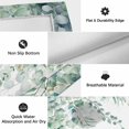 thumbnail image 6 of Outdoor Rug 3x5 ft Sage Green Eucalyptus Outdoor Large Area Rug Non Slip Rubber Watercolor Leaves Front Door Mat RV Rug Camping Carpet Patio Outdoor Rugs for Backyard Balcony Deck Porch Indoor, 6 of 9