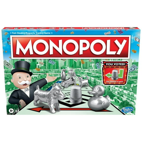 Juego de mesa Monopoly Family para 2 a 6 jugadores y niños mayores de 8 años