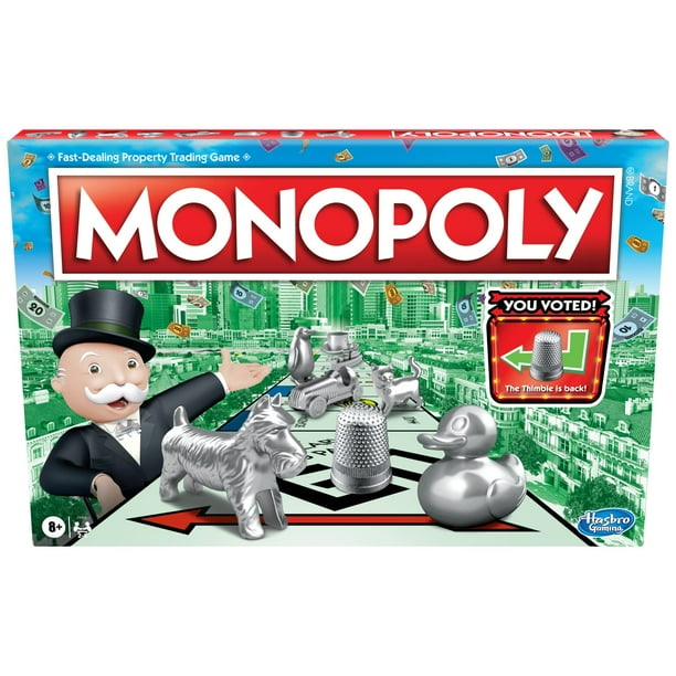 Juego de mesa Monopoly Family para 2 a 6 jugadores y niños mayores de 8 años