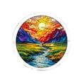 thumbnail image 2 of Beforeyayn Acrylic Puzzles Suncatcher Window Hanging, 83 Pieces 7.4 Inch Puzzle For Gift Lovers, Window Or Garden, Acrylic Suncatcher Decor For Women Men Mom Birthday, 2 of 6