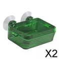 thumbnail image 1 of Alimentador de Reptiles con Ventosa Fernando 2 Piezas 9x6x3,5cm Verde, 1 of 4