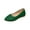 Green, variant on Green Women'S Fashion Casual Breathable Lightweight Non-Slip Flat Shoes With Soft Flexible Sole Shallow Mouth Loafers Comfortable Walking Flats For Everyday Use - Weight 0.64 Lb