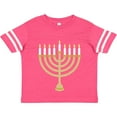 thumbnail image 3 of Inktastic Chanukah Hanukah Menorah Boys or Girls Toddler T-Shirt, 3 of 5