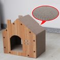 thumbnail image 3 of Cat Scratcher Hut,Cat Scratch House Wearable Cat Scratch House Kitten Housewith Scratcher World-Class Design, 3 of 8