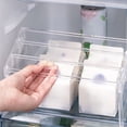 thumbnail image 3 of Estante De Almacenamiento Para Frigorífico, Divisor De Estante Para Refrigerador Con Soporte De Carga Alta Desmontable, Transparente De Larga Duración, Elegante Para Baño, 3 of 7