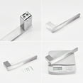 thumbnail image 5 of 4-Piece Brushed Nickel Bathroom Hardware Accessory Set Including Towel Bar Toilet Paper Holder, 5 of 6