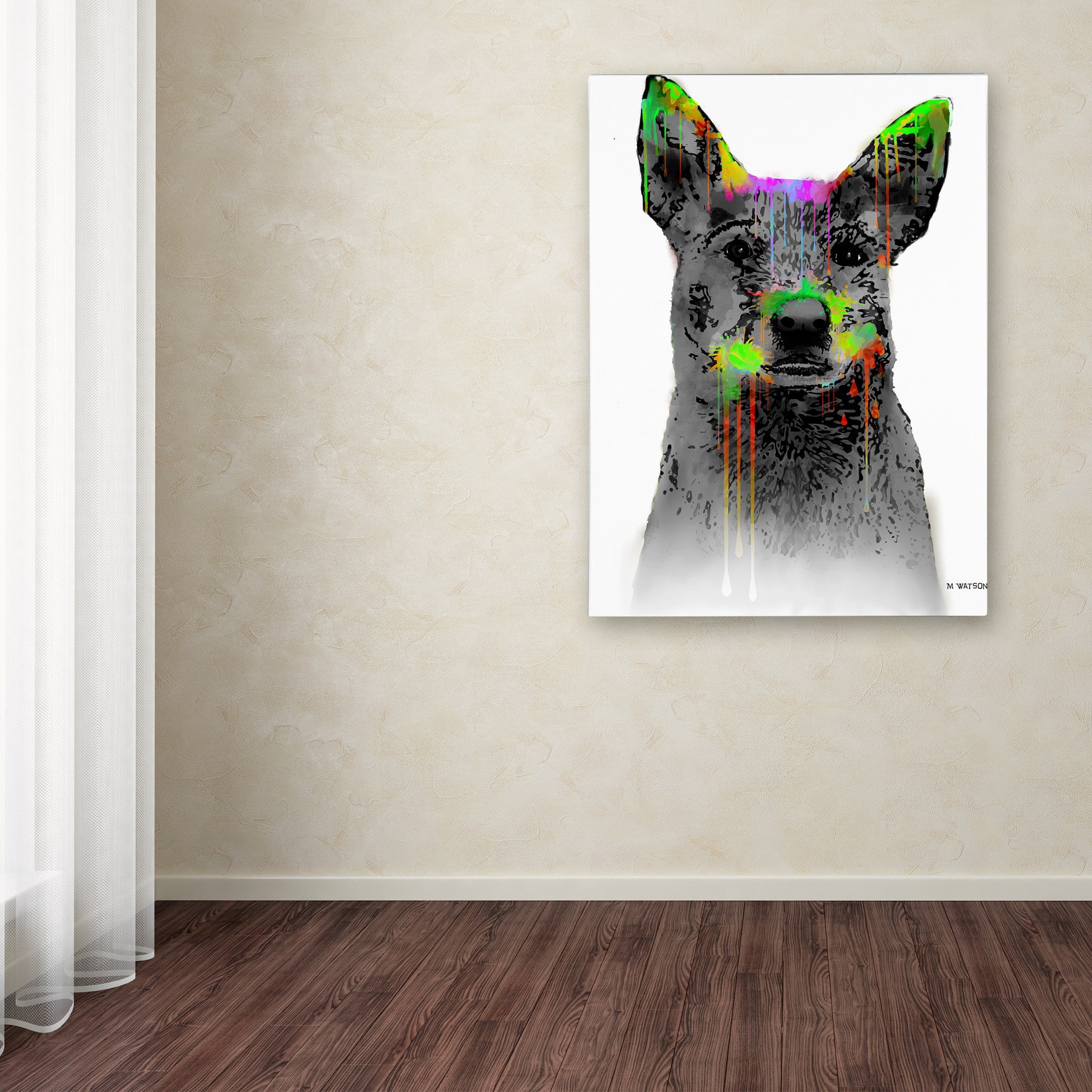 Marlene Watson "Cattle Dog" Canvas Art