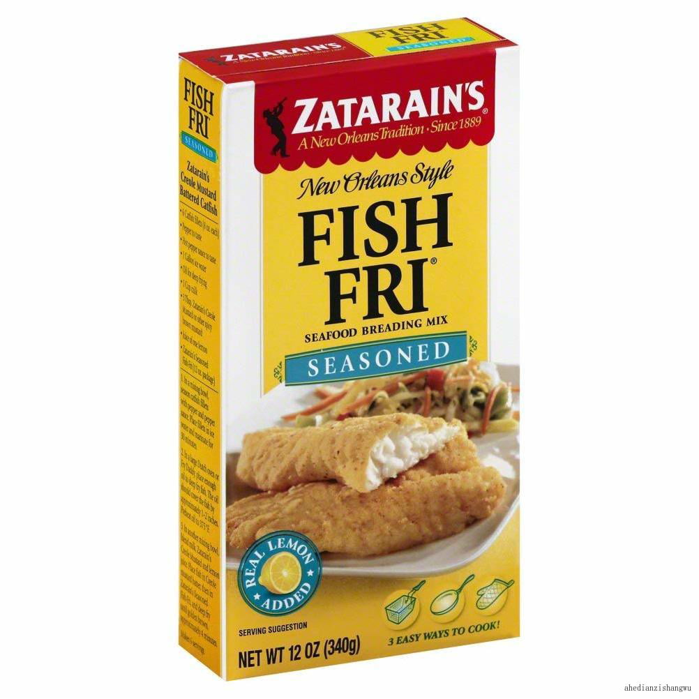 Zatarains, Coating Mix Fish Fry Regular , 12 OZ (Pack Of 8) - Walmart.com