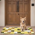 thumbnail image 4 of Yellow White Checker Sunflower Pattern Door Rugs,Washable Non Slip Door Mats Indoor,Decorative Door Mats,Entry Mat Indoor for Entrance,Bedroom,Kitchen,Bathroom,16"x47", 4 of 6