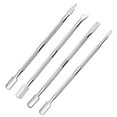 thumbnail image 1 of Cuticle Nail Scraper,4pcs Cuticle Pusher Stainless Cuticle Cutter Set Cuticle Pusher Set User-Friendly Design, 1 of 4