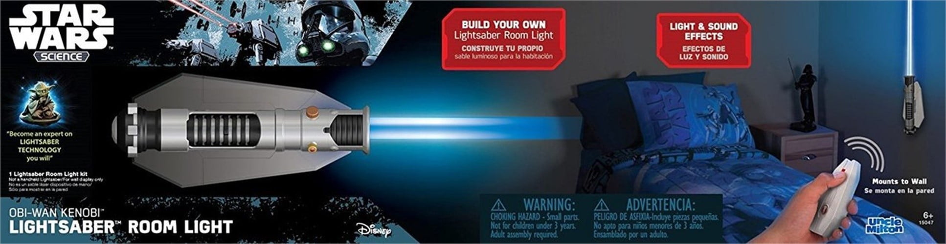 Uncle milton star wars 2024 lightsaber room light