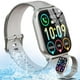 thumbnail image 1 of Reloj Deportivo Inteligente con Bluetooth,2,01 Pulgadas Reloj Inteligente Resistente Al agua con Monitor de Frecuencia Cardíaca para Mujeres y Hombres,Podómetro,Compatible con iOS, Android.(Plateado), 1 of 5