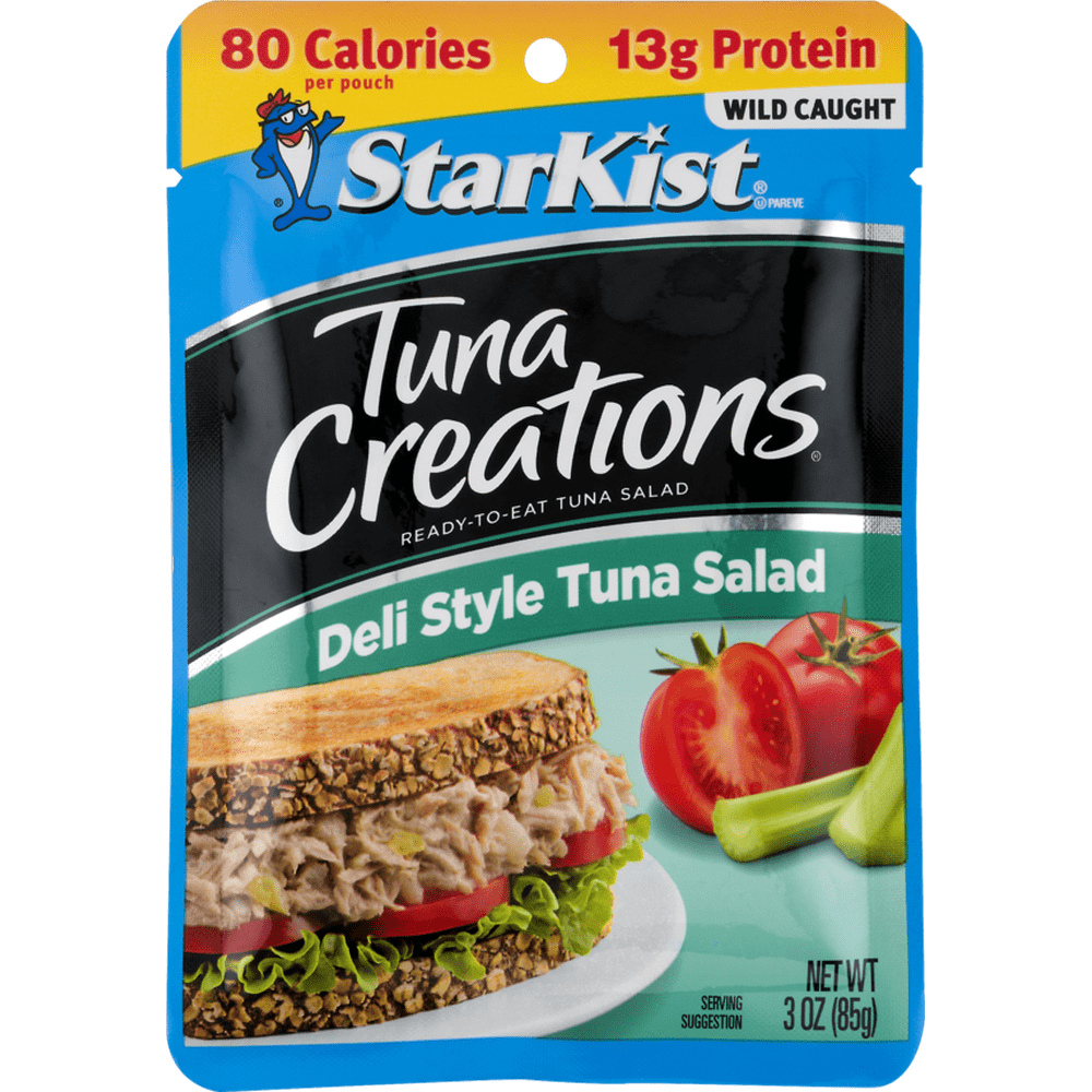 StarKist Tuna Creations Deli Style Tuna Salad Net Wt. 3oz Pouch seafood