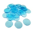 thumbnail image 2 of 100PCS/Set Plastic 19mm Chips Multi 19mm chips Bingo Color Markers Fun Family Club Children Game Supplies Counting Math Toys, 2 of 9
