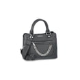 thumbnail image 5 of Madden NYC Women's Chain Tote Handbag, Black, 5 of 5