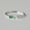 Rose Plated, variant on Emerald & Opal Cuff Ring, Baguette Gemstone Open Band Ring, Stackable Ring, Minimalist Ring, Two Stone Ring, Delicate Ring