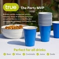 thumbnail image 5 of True Blue Party Cups, Disposable Cups, Party Supplies, 16 oz, Set of 24, 5 of 11