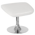 thumbnail image 1 of Egg Series White Leather Ottoman, 1 of 4