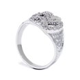 thumbnail image 3 of Mens Diamond American Eagle Ring 10K White Gold, 3 of 4