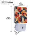 thumbnail image 4 of Yayeee LED Plug in Night Light for The Home with Auto Dusk to Dawn Light Sensors, 2 Pack, Flowers Pattern, 4 of 6