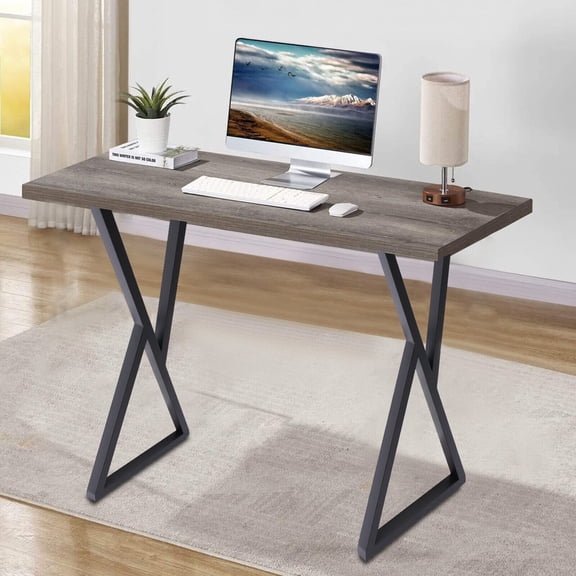 X-Shape 32" Metal Coffee Table Legs Set of 2 Steel Bench Desk DIY Furniture Legs