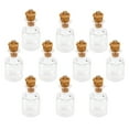 thumbnail image 1 of 10 piezas pequeñas botellas de cuadradas tarros frascos corchos etiquetas, 1 of 7