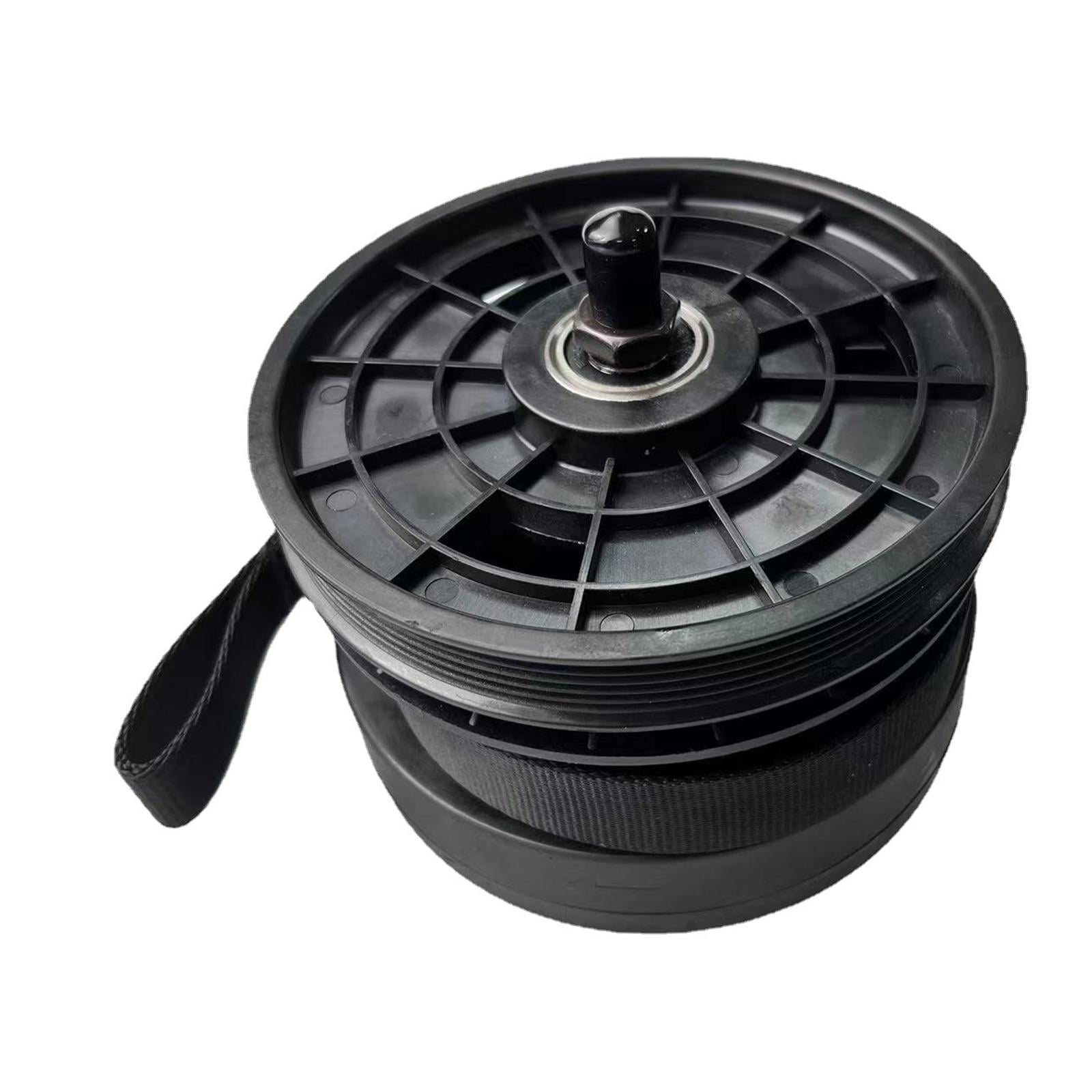 Dualoai Rowing Machine Damper Home Pulley with Belt Pull Rope Resistance