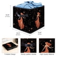 thumbnail image 3 of Virgo Constellation Foldable Storage Basket Toy Box Storage Bin with Handle, 10.8"x10.5"x10.6", Large Capacity, 3 of 6