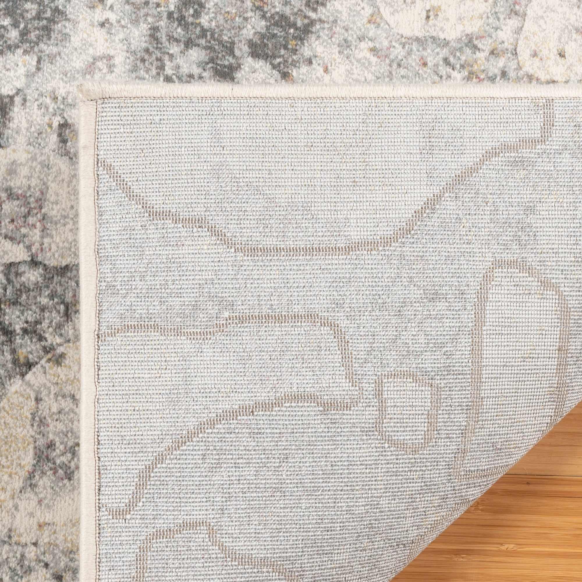 Gertmenian Blayne Basalt Modern Camouflage Gray Indoor Area Rug, 6x9