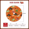 thumbnail image 4 of Bingfone Christmas Tree Skirt Mat Christmas Decoration Interior 48"-Cute Dinosaurs, 4 of 8