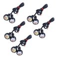 thumbnail image 1 of 10 Pcs 12V 23mm Dual Color Switchback 4014 12 LED Drl Eagle Eye Daytime Light, 1 of 8