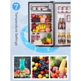 thumbnail image 7 of 3.2 Cu.ft Single Door Mini Fridge for Drinks, Partitioned Storage, 7 Level Temp Control, Black, 7 of 7