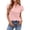 e-380RD41704, variant on FUYUDY Blouse Women's V Neck Casual Double Layer Ruffled Sleeve Solid Color Tops Fashionable Female Dailywear