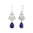 thumbnail image 2 of 7x5 MM Poire Lapis 925 Argent Filigrane Boucles d'Oreilles Goutte Femmes, 2 of 4