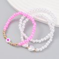 thumbnail image 2 of Femmes Perles Bracelets Mode - 3PCS Délicate Fausse Perle Bracelet Boho Bracelets, 2 of 2