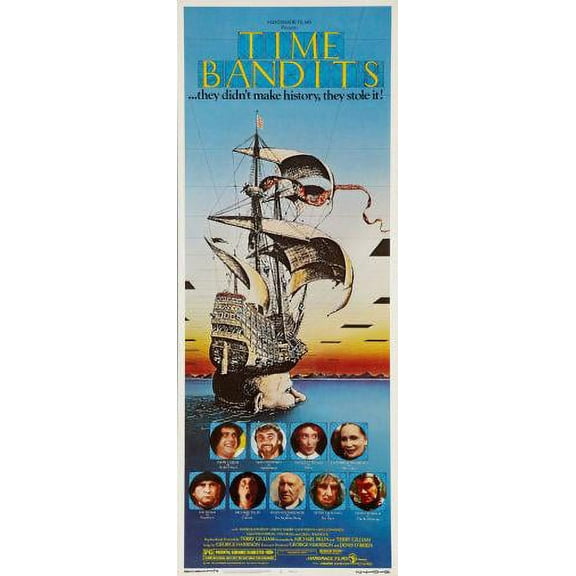 Time Bandits Insert Movie Poster 14x36 Unframed, Age: Adults, Rectangle AB Posters