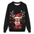 thumbnail image 2 of SUYIDA Christmas Sweater for Women Men Kids Cute Family Matching Pullover Jumpers for Holiday Party, 2 of 3