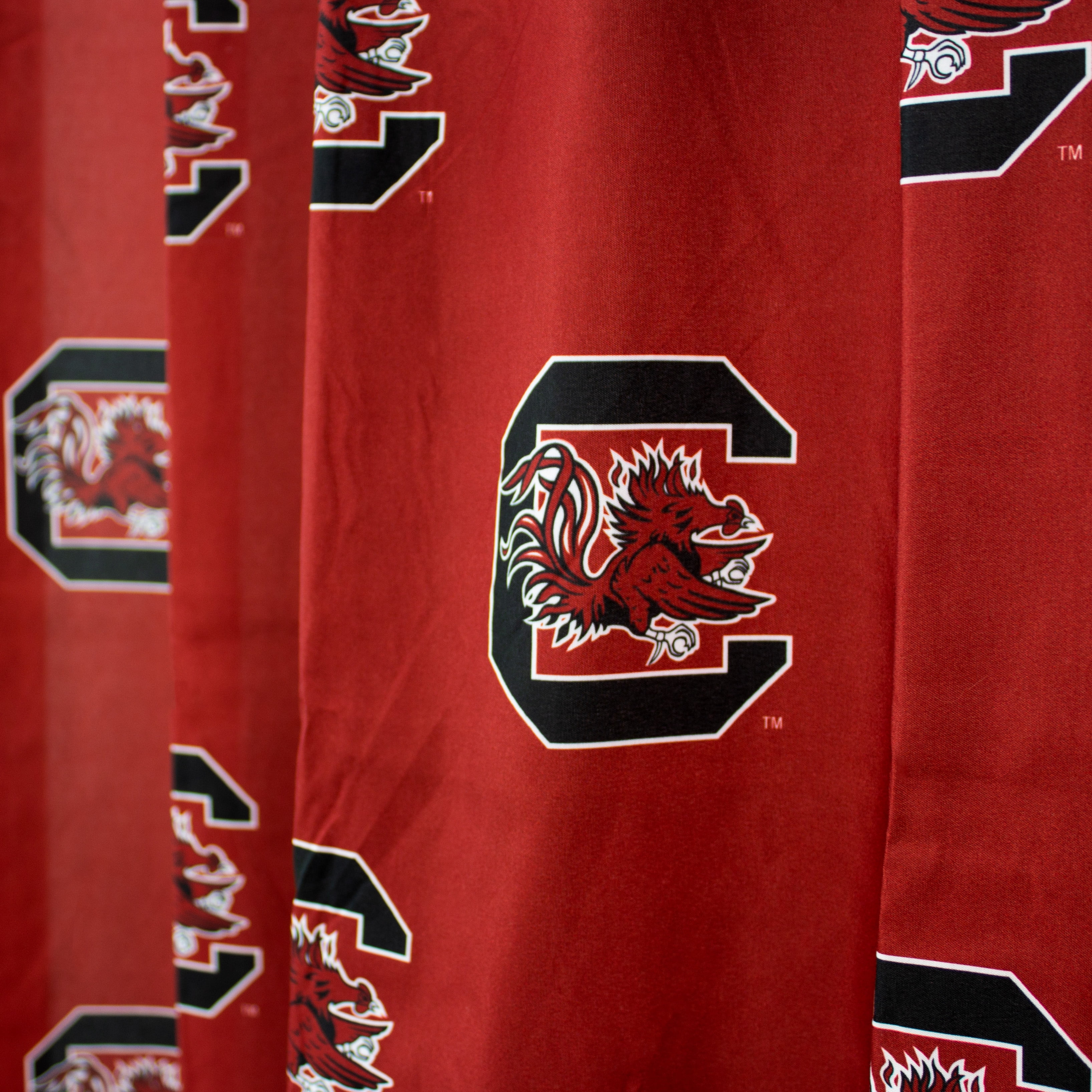 South Carolina Gamecocks Printed Shower Curtain Cover - 70" x 72"