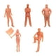thumbnail image 4 of Figuras de personas en miniatura 5x 1:64, figuras de personas pequeñas, personas en miniatura realistas de resina de simulación para ornamento de, 4 of 9