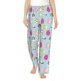 thumbnail image 2 of Goofa Happy Easter Printed Soft Pajama Pants for Women, Wide Leg Comfy Casual Lounge Yoga Pants-Medium, 2 of 9