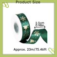 thumbnail image 3 of Clearance Under $1 Christmas Ribbon for Tree Wreath and Mantel Decor, Satin-Like Holiday Ribbon, 3 of 7