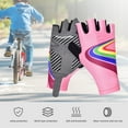 thumbnail image 3 of Children Bike Cycling Gloves Outdoor Children Gloves Outdoor Sport Children Bike Cycling Gloves Half Finger Silicone Pad Accessory For Kidpink M, 3 of 8