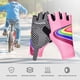 thumbnail image 4 of BOROCO Guantes De Ciclismo para Niños,Guantes Transpirables para Montar En Bicicleta para Niños,Guantes De Ciclismo con Almohadilla De Silicona Sin Dedos para Deportes Al Aire Libre(S-Rosa), 4 of 5